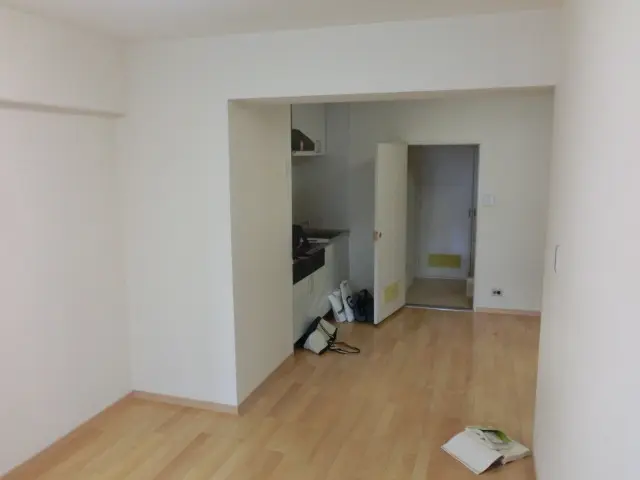 間仕切り引き戸を取付ける前の部屋の状態