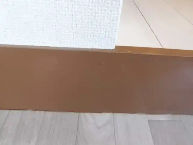 塗装の剥げの補修後の様子