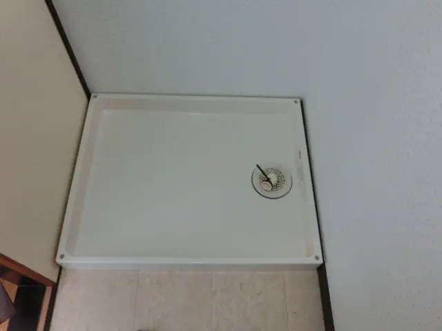 洗濯パンの交換した様子